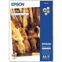 Papel fotográfico mate Epson C13S041256 A4 (50 Unidades)