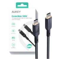 Cabo USB-C Aukey CB-MCC102 Preto 1,8 m