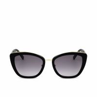 Óculos escuros femininos Longchamp S Preto Dourado