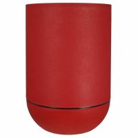 Vaso Riviera Ø 50 cm Vermelho Plástico Redondo