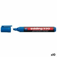 Rotulador permanente Edding 330 Azul 1-5 mm (10 Unidades)