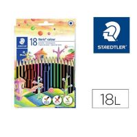 Lápis de cores Staedtler 185 C18 Multicolor 18 Peças