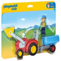 Trator Playmobil 6964 Farmer with Tractor and Trailer 1 Peça