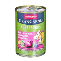 Comida húmida Animonda GranCarno Superfoods Amoreira Vitela 400 g