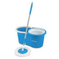 Mop with Bucket Esperanza EHS005 Azul Branco Microfibra