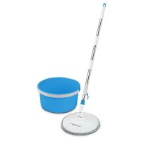 Mop with Bucket Esperanza EHS007 Azul Branco Microfibra