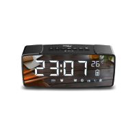 Relógio-Despertador Greenblue 62917 Preto Cinzento Monocromática Preto/Cinzento