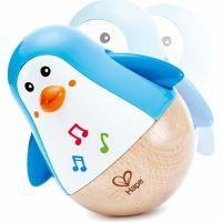 Brinquedo musical Hape Pinguim Sistema de balanceamento 11,2 x 12,6 x 9 cm