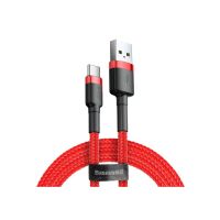 Cabo USB A para USB C Baseus Cafule Vermelho 24 2 m