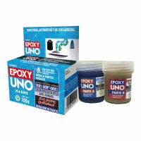 Adesivo epoxídico de dois componentes Fusion Epoxy Black Label Unom98 Universal Azul Marinho 100 g