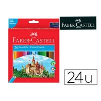 Lápis de cores Faber-Castell 120124 Multicolor 24 Peças (24 Peças)