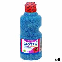 Têmpera Giotto Glitter Azul 250 ml (8 Unidades)