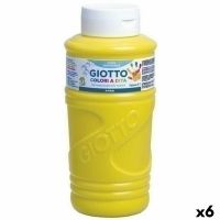 Pintura de Dedos Giotto Amarelo 750 ml (6 Unidades)