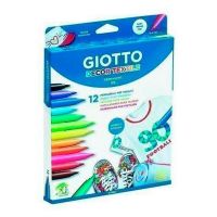Conjunto de Canetas de Feltro Giotto F49490000 Multicolor (12 Peças)