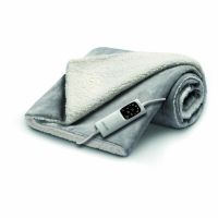 Cobertor Elétrico IMETEC Cinzento Felpa 150 X 110 CM
