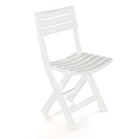 Cadeira de Campismo Acolchoada IPAE Progarden Birki bir80cbi Branco 44 x 41 x 78 cm