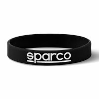 Bracelete Sparco Preto Silicone 9 cm (Tamanho único) (10 Unidades)