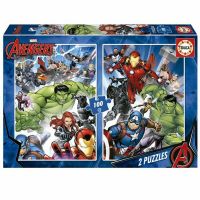 Set de 2 Puzzles The Avengers 100 Peças