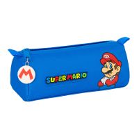 Bolsa Escolar Super Mario Play Azul Vermelho 21 x 8 x 7 cm