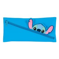 Bolsa Escolar Stitch Azul 22 x 11 x 1 cm
