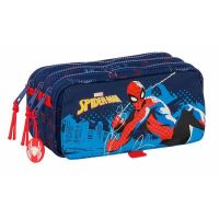 Mochila Escolar Spider-Man Neon Azul Marinho 21,5 x 10 x 8 cm