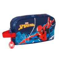 Porta-merendas Térmico Spider-Man Neon Azul Marinho 21.5 x 12 x 6.5 cm