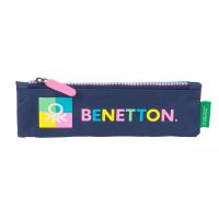 Bolsa Escolar Benetton Cool Azul Marinho 20 x 6 x 1 cm