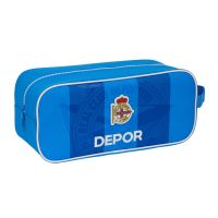 Bolsa para Sapatos de Viagem R. C. Deportivo de La Coruña Azul 34 x 15 x 14 cm
