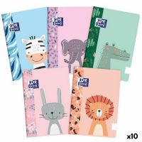 Caderno Oxford Animal Besties Multicolor A5 32 folhas (10 Unidades)