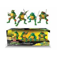 Conjunto de Figuras Teenage Mutant Ninja Turtles Cowabunga 4 Peças