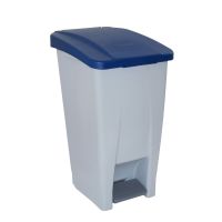 Balde de Lixo com Pedal Denox Azul Cinzento Plástico 60 L