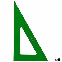 Esquadro Faber-Castell Verde Metacrilato 25 cm (5 Unidades)