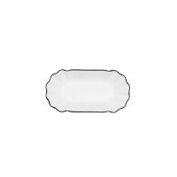 Taça para Aperitivos Quid Gastro Black Branco Cerâmica 20,5 x 11 x 3,5 cm