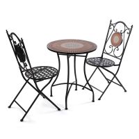 Conjunto de mesa com 2 cadeiras Versa Fiji 60 x 71 x 60 cm