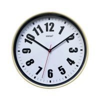 Relógio de Parede Versa Branco Plástico 4 x 30 x 30 cm