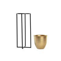 Conjunto de Vasos DKD Home Decor Metal Moderno (2 Unidades) (Recondicionado B)
