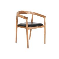 Cadeira DKD Home Decor Preto Natural 58 x 60 x 75 cm