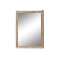 Espelho de parede Home ESPRIT Natural Teca Madeira Reciclada Alpino 53 x 4 x 76 cm