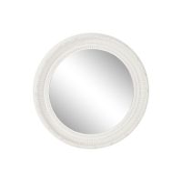 Espelho de parede Home ESPRIT Branco Madeira 66 x 5 x 66 cm