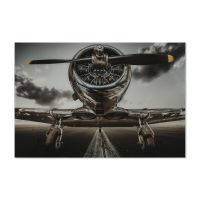 Pintura Home ESPRIT Avião 120 x 0,4 x 80 cm