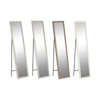 Espelho de pé Home ESPRIT Branco Castanho Bege Cinzento 36 x 3 x 156 cm (4 Unidades)