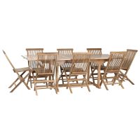 Conjunto de mesa com cadeiras Home ESPRIT 180 x 100 x 75 cm