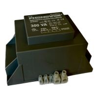 Transformador de segurança para iluminação de piscinas PHONOVOX tp30300 300 VA 12 V 230 V 50-60 Hz 16,5 x 11,1 x 9,4 cm