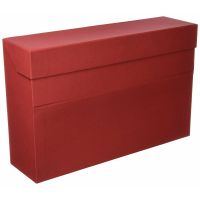 Caixa de Arquivo Elba Vermelho Din A4