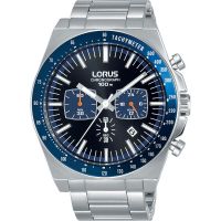 Relógio masculino Lorus SPORTS Preto Prateado (Ø 44 mm)