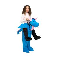 Fantasia para Crianças My Other Me Ride-On Azul Tamanho único Dragão