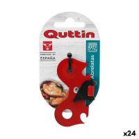 Abre-latas Quttin Vermelho Borboleta Dobrável 7 x 4 x 0,3 cm (24 Unidades)