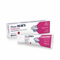Pasta de dentes Kin Fluorkin Calcium 75 ml Morango