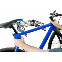 Suporte de parede para bicicleta Meollo Preto Aço com carbono 30 x 30 x 10 cm