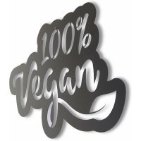 Decoração de Parede Keluly Vegan 100 % Preto Aço com carbono 43 x 31 x 13,5 cm